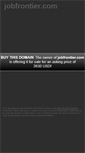 Mobile Screenshot of jobfrontier.com